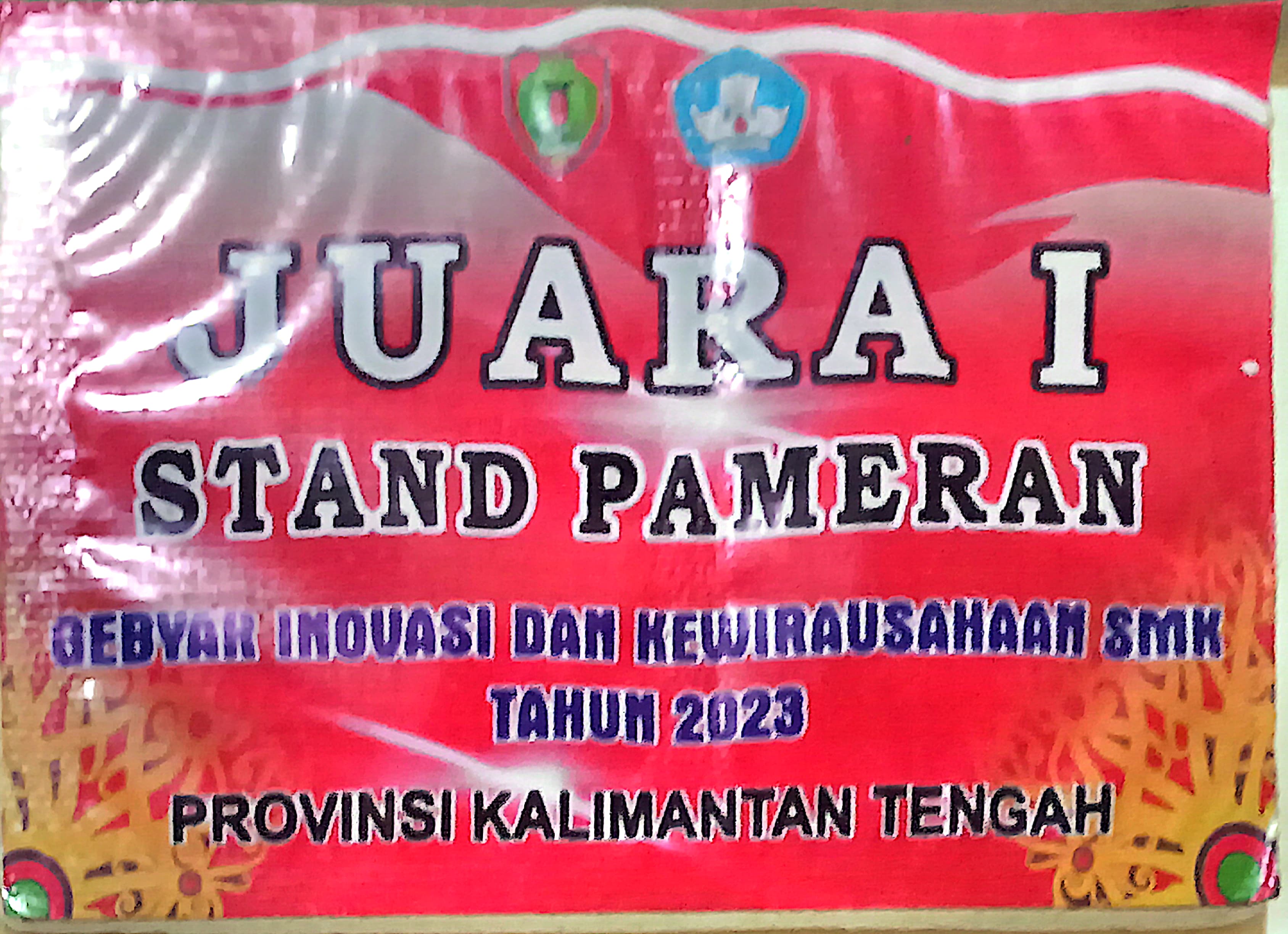 Juara 1 stand Pameran